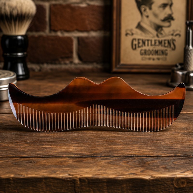 Moustache Shaped Comb